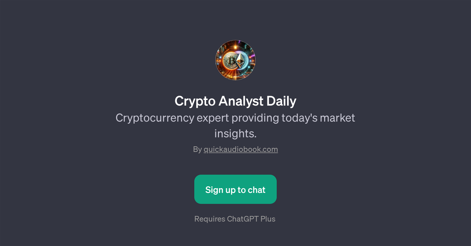 Crypto Analyst Daily website