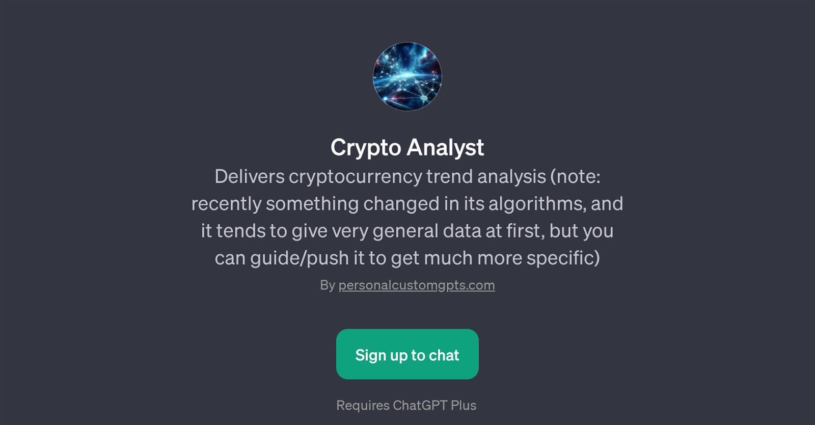 Crypto Analyst website