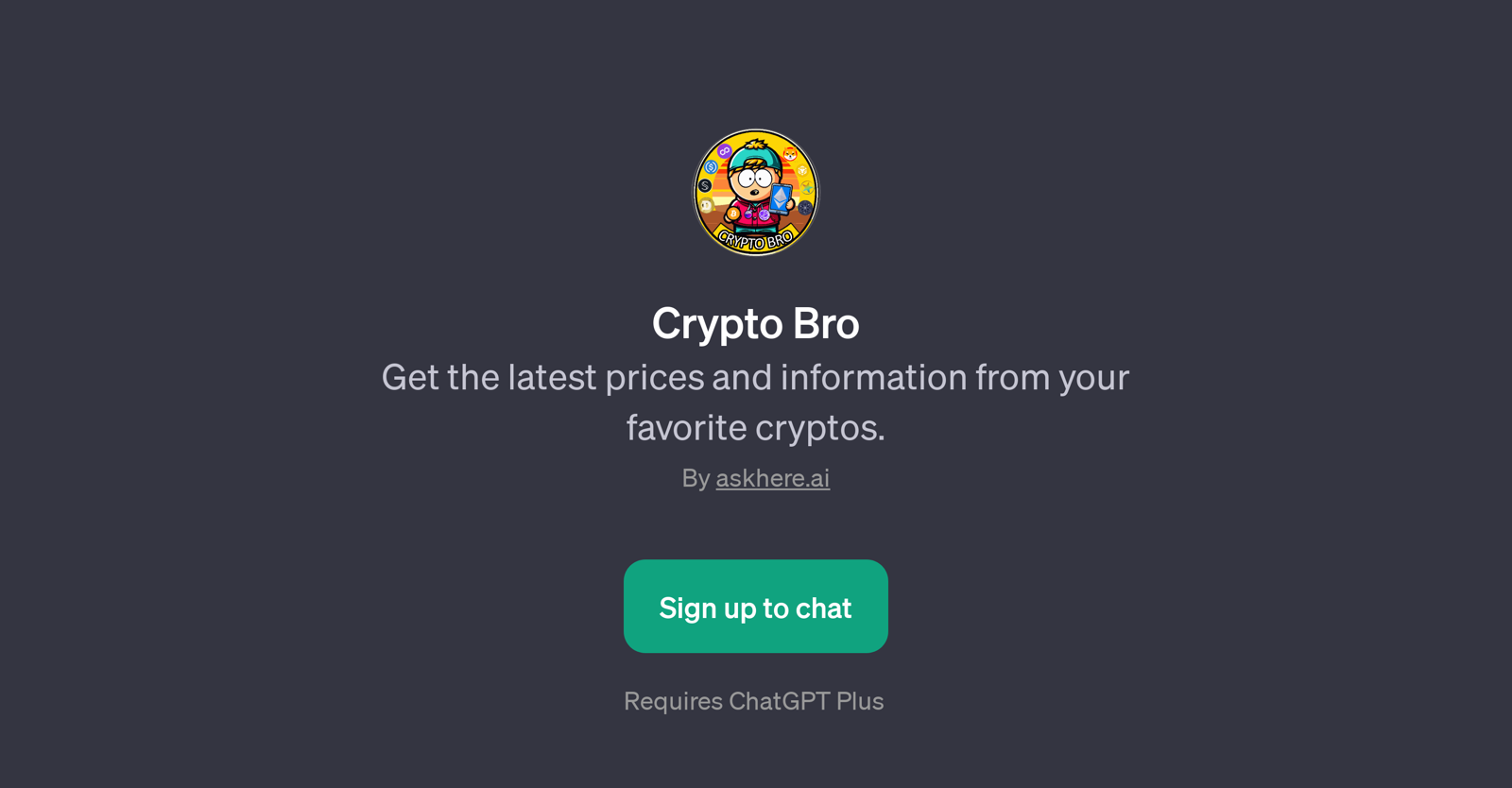 Crypto Bro website