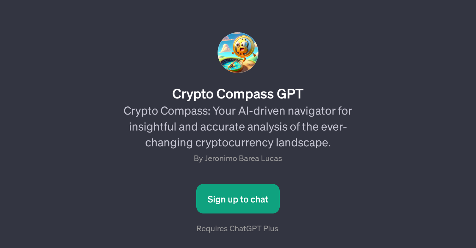 Crypto Compass GPT website