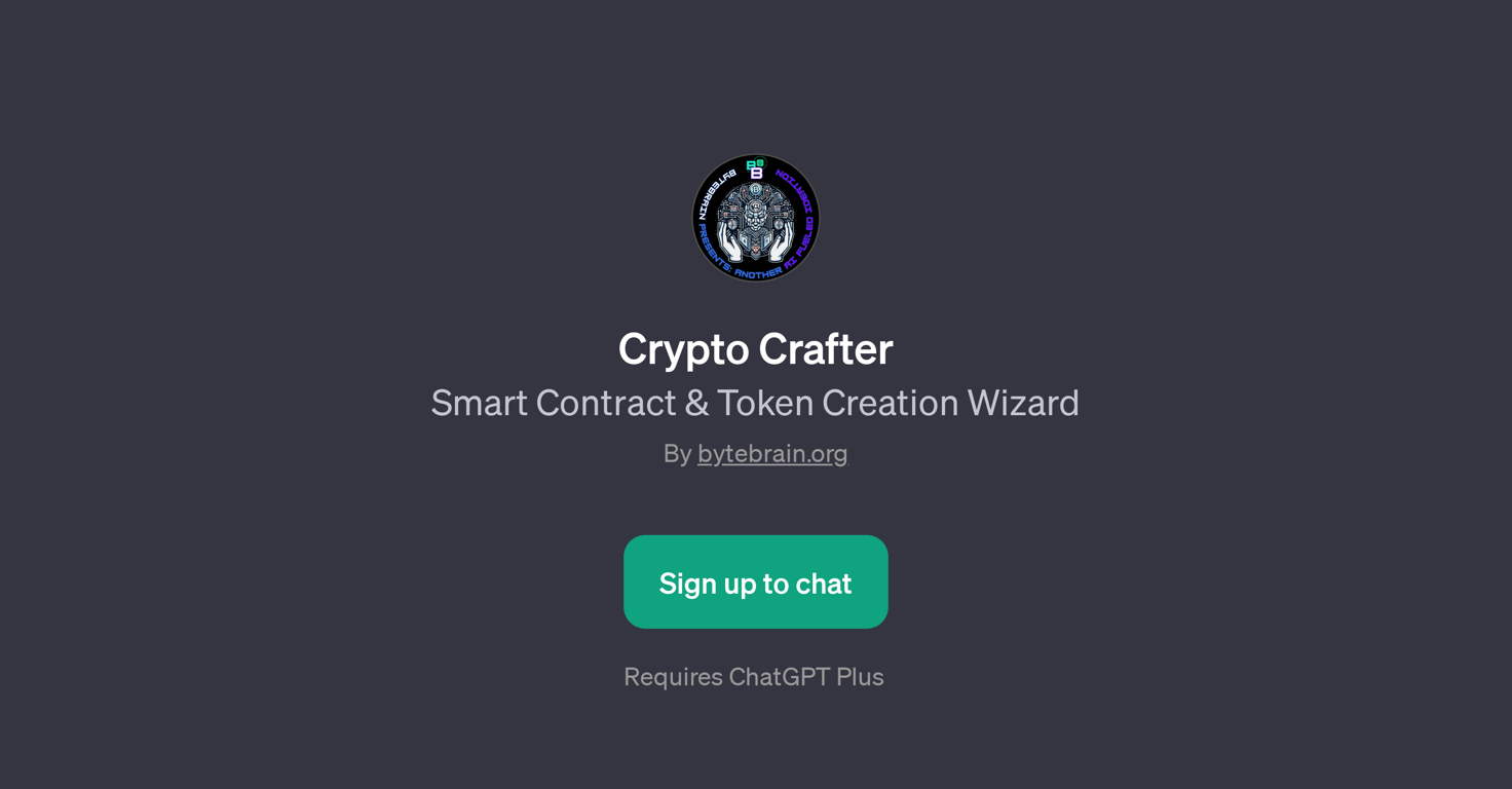 Crypto Crafter website
