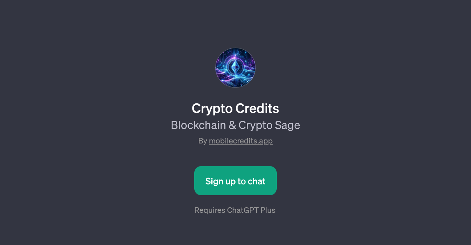 Crypto Credits website