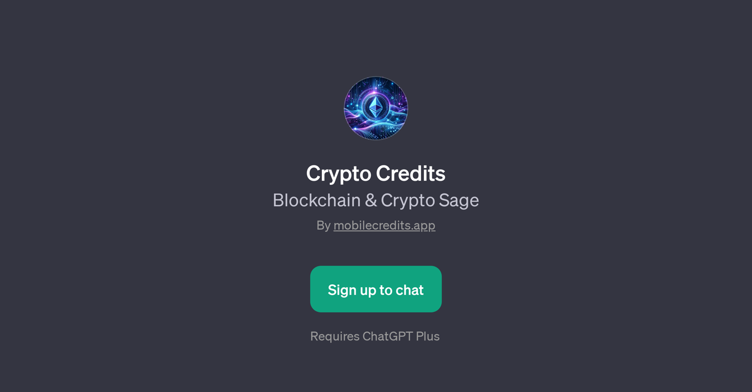 Crypto Credits website