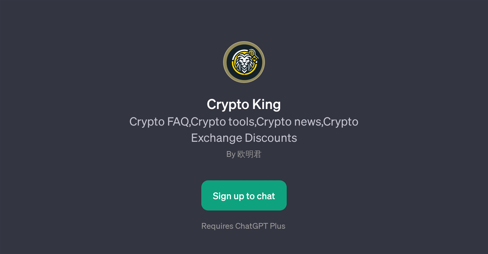 Crypto King website