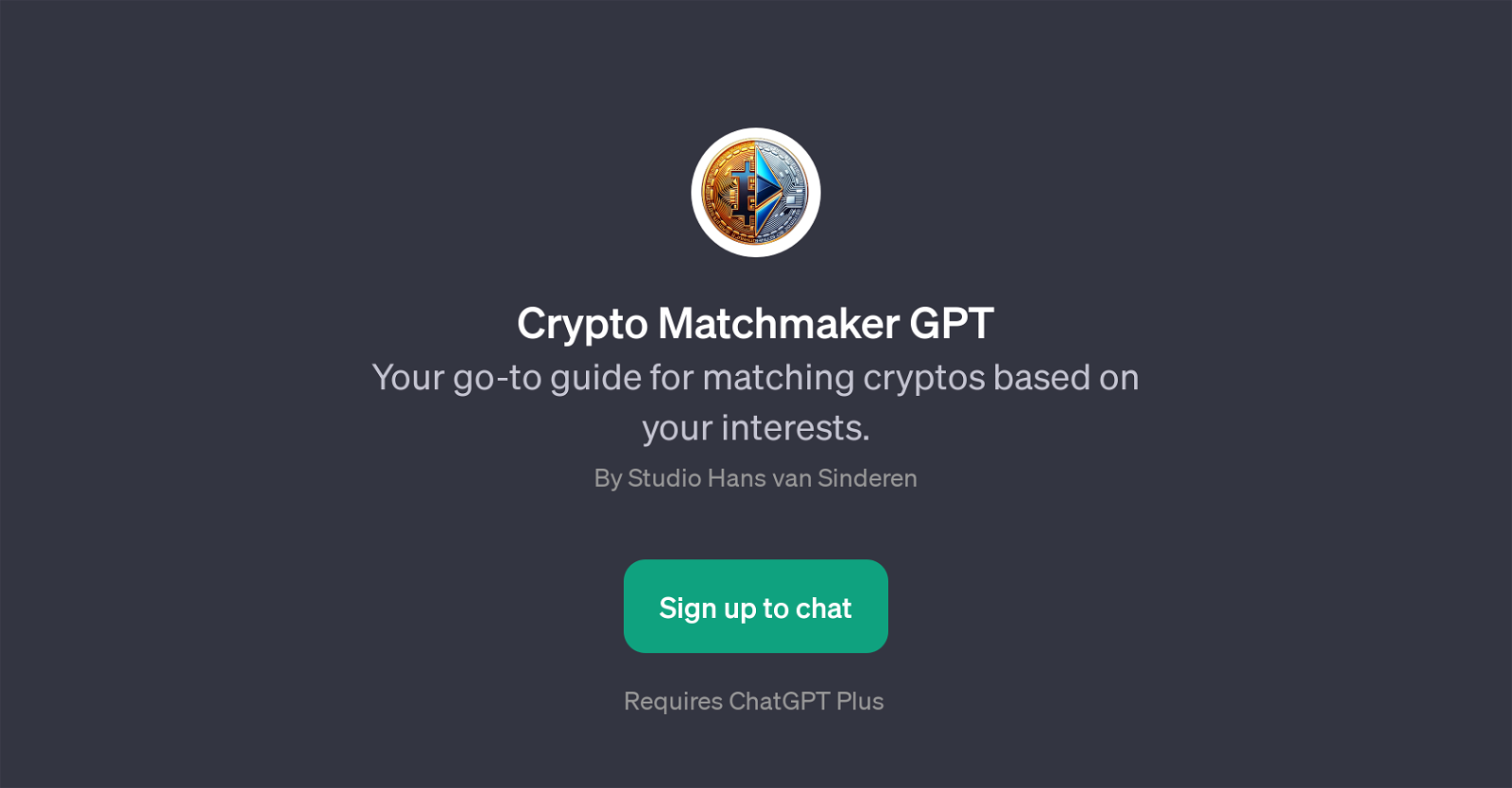 Crypto Matchmaker GPT website