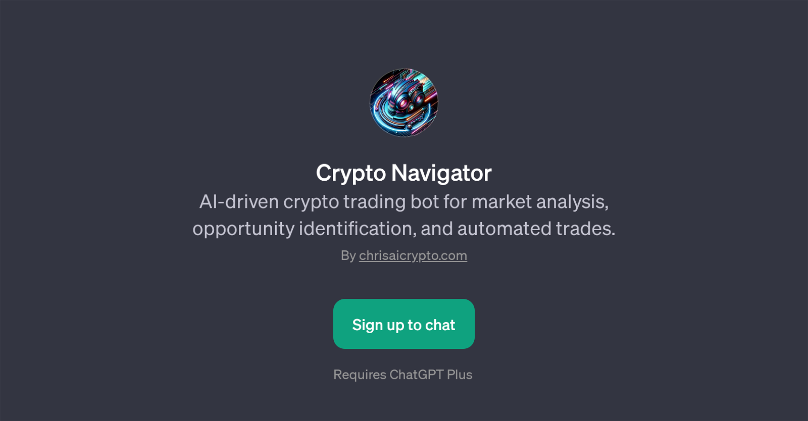 Crypto Navigator website