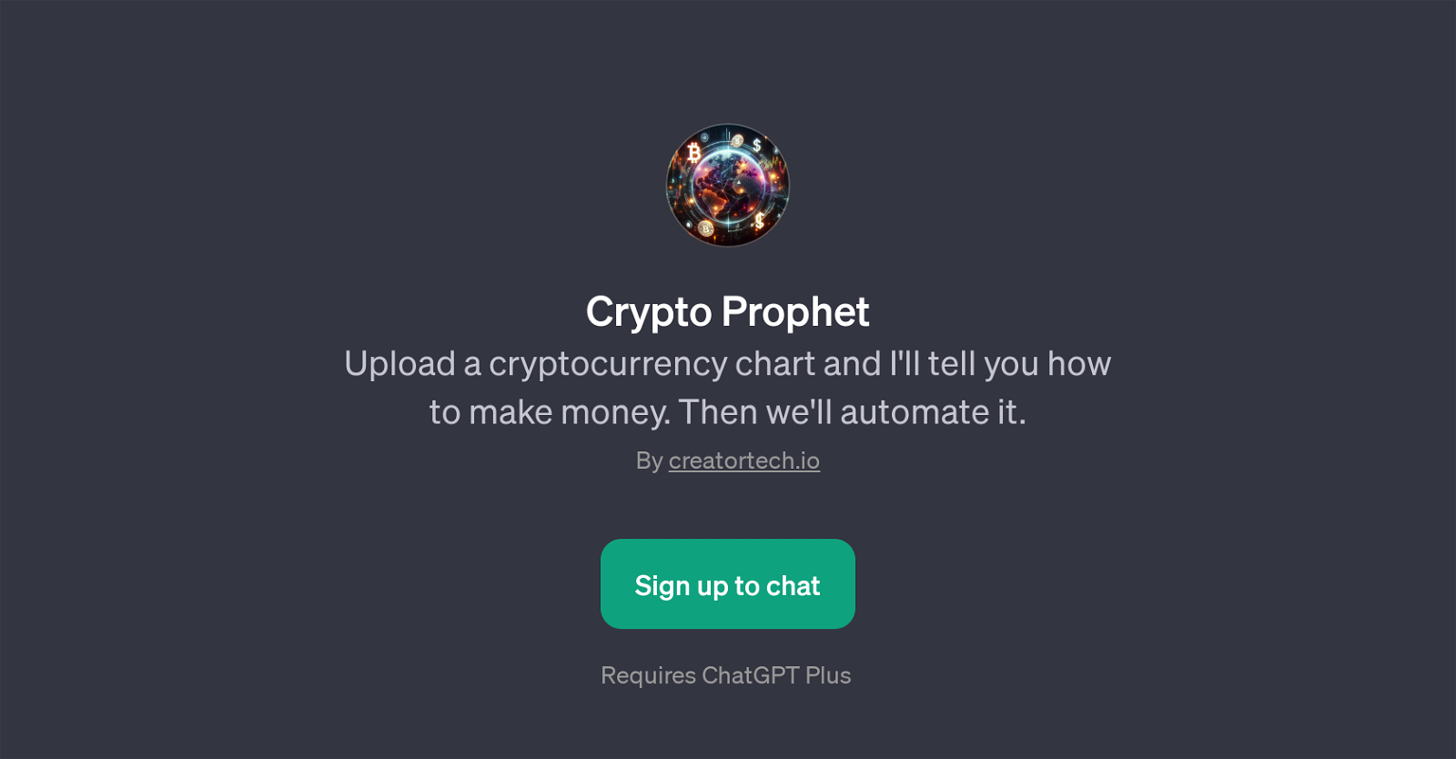 Crypto Prophet website