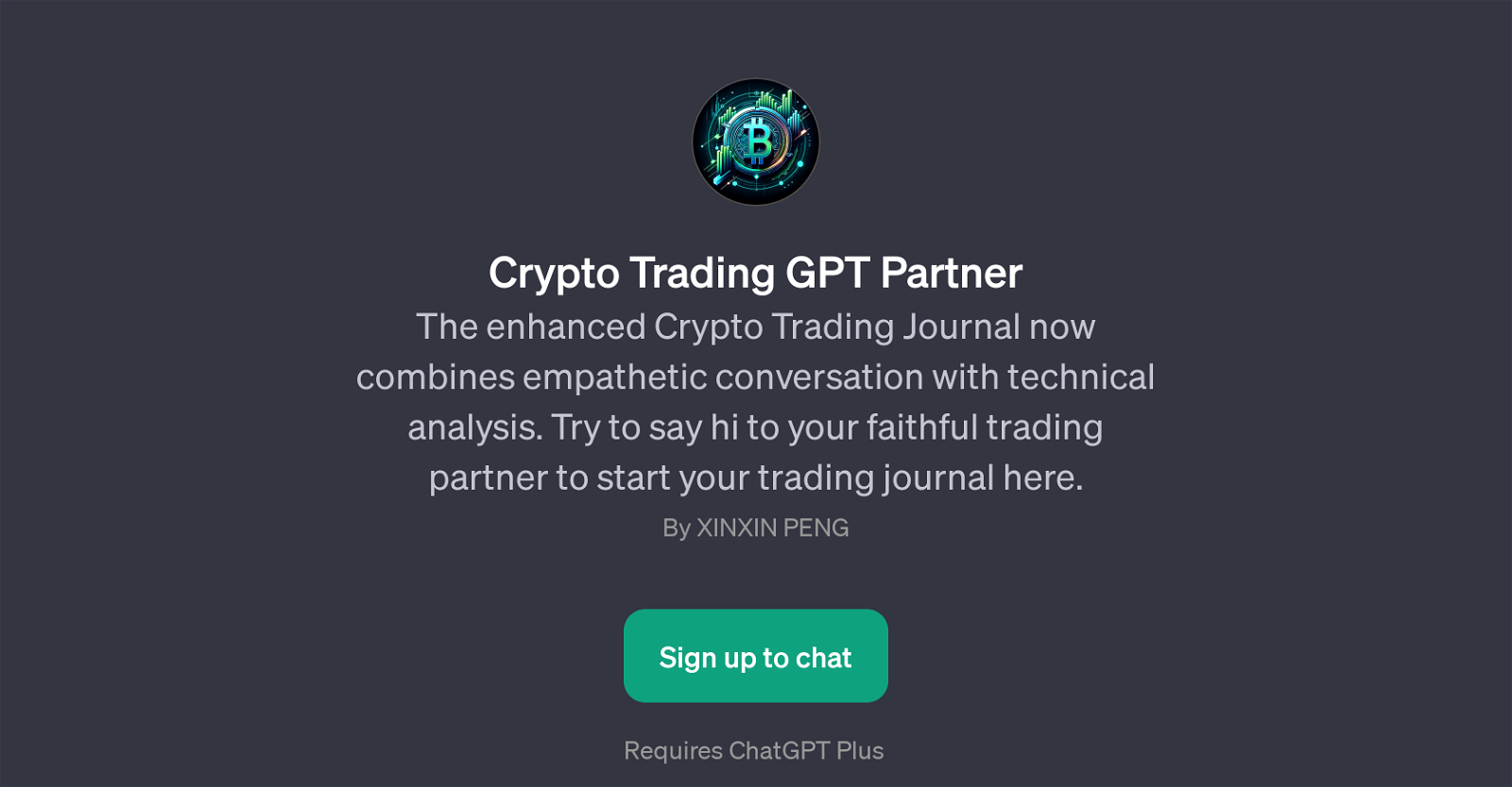 Crypto Trading GPT Partner website