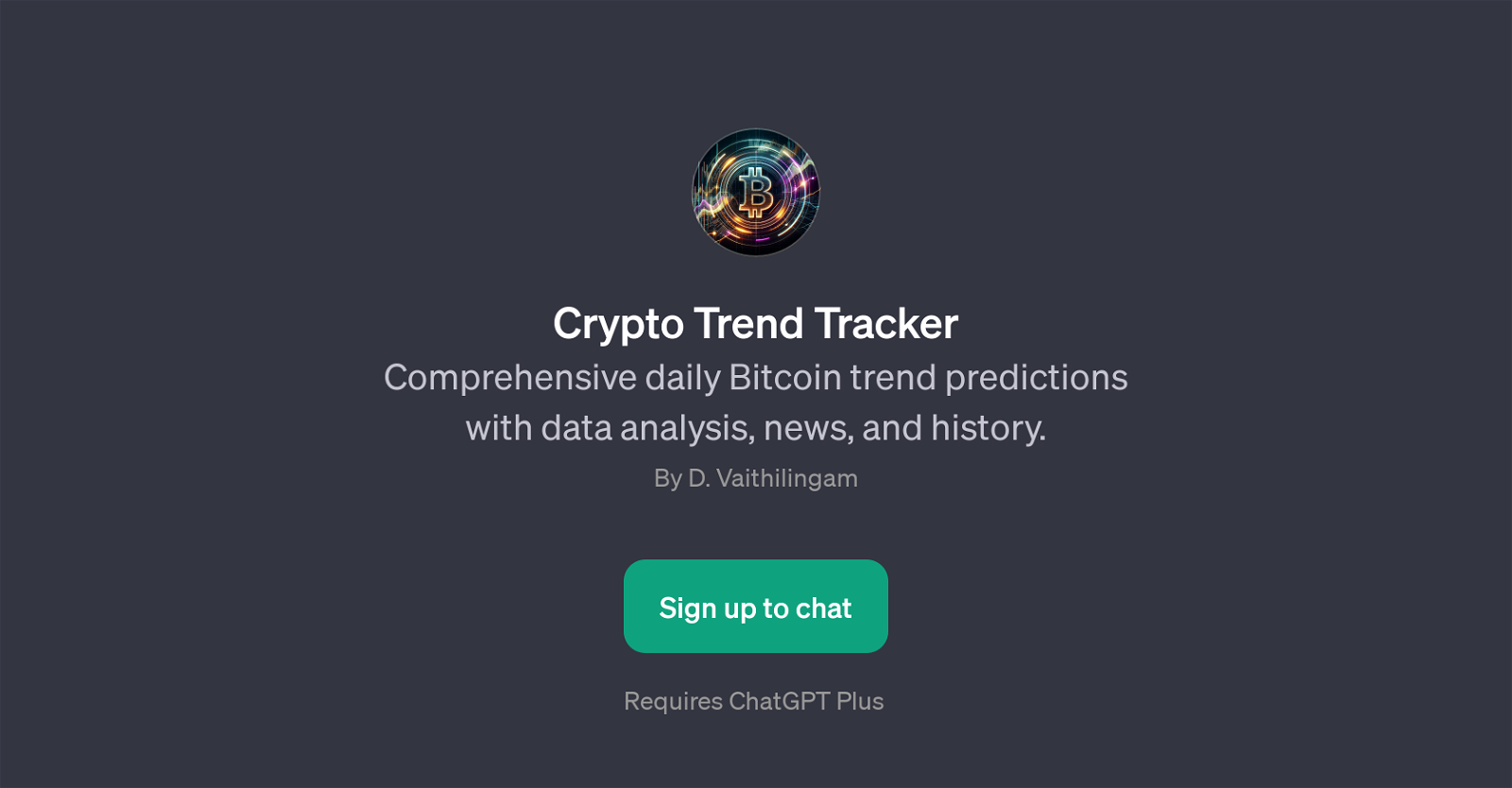 Crypto Trend Tracker website