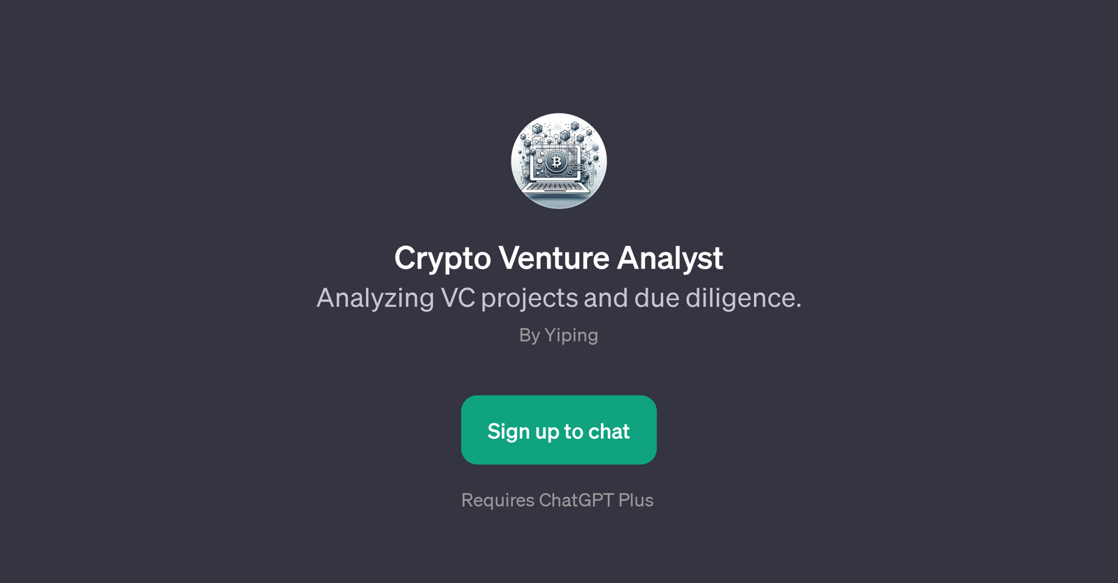 Crypto Venture Analyst website