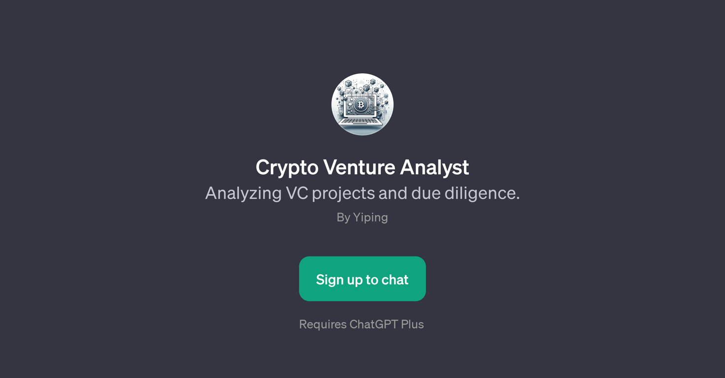 Crypto Venture Analyst website