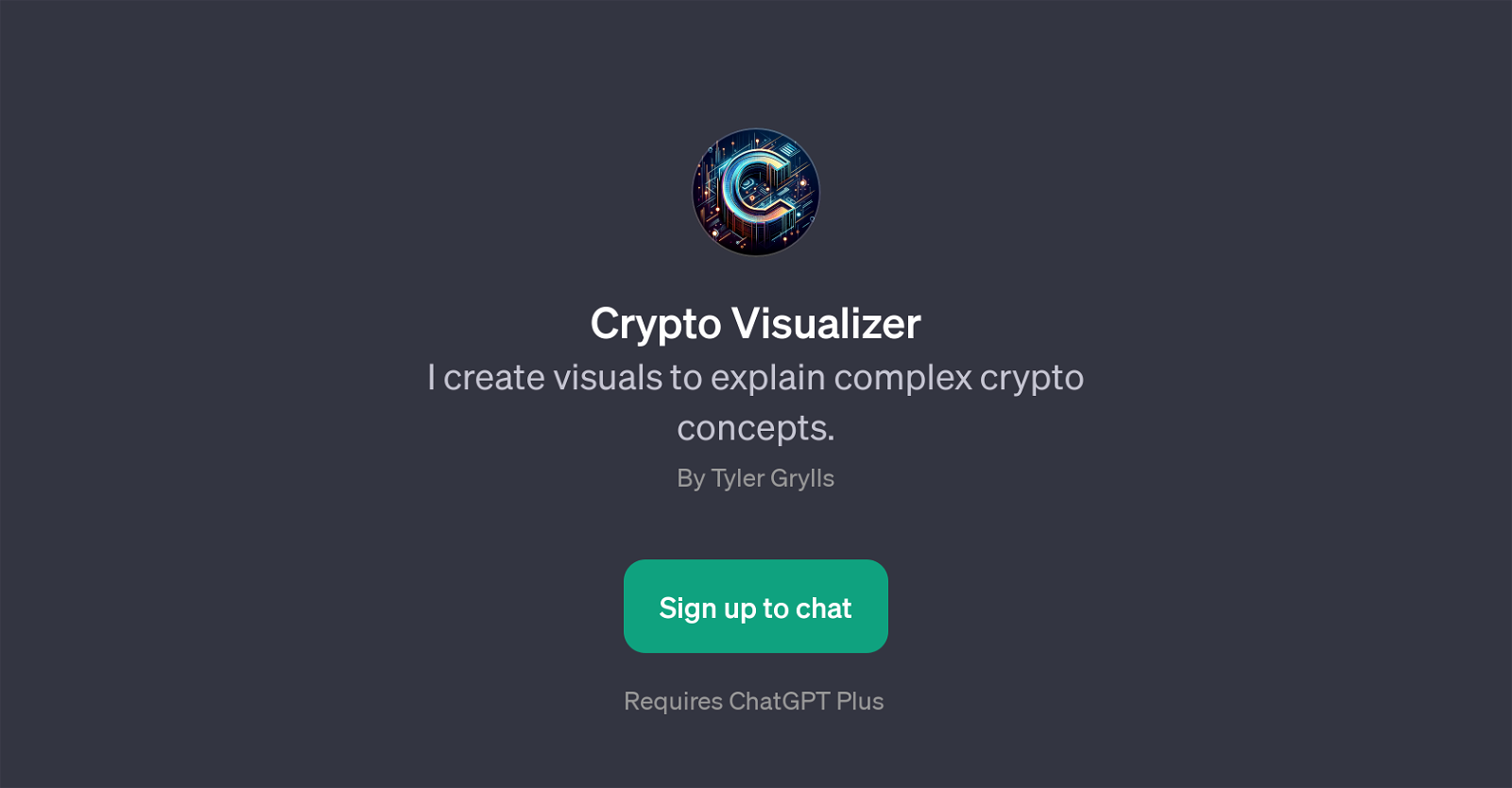 Crypto Visualizer website