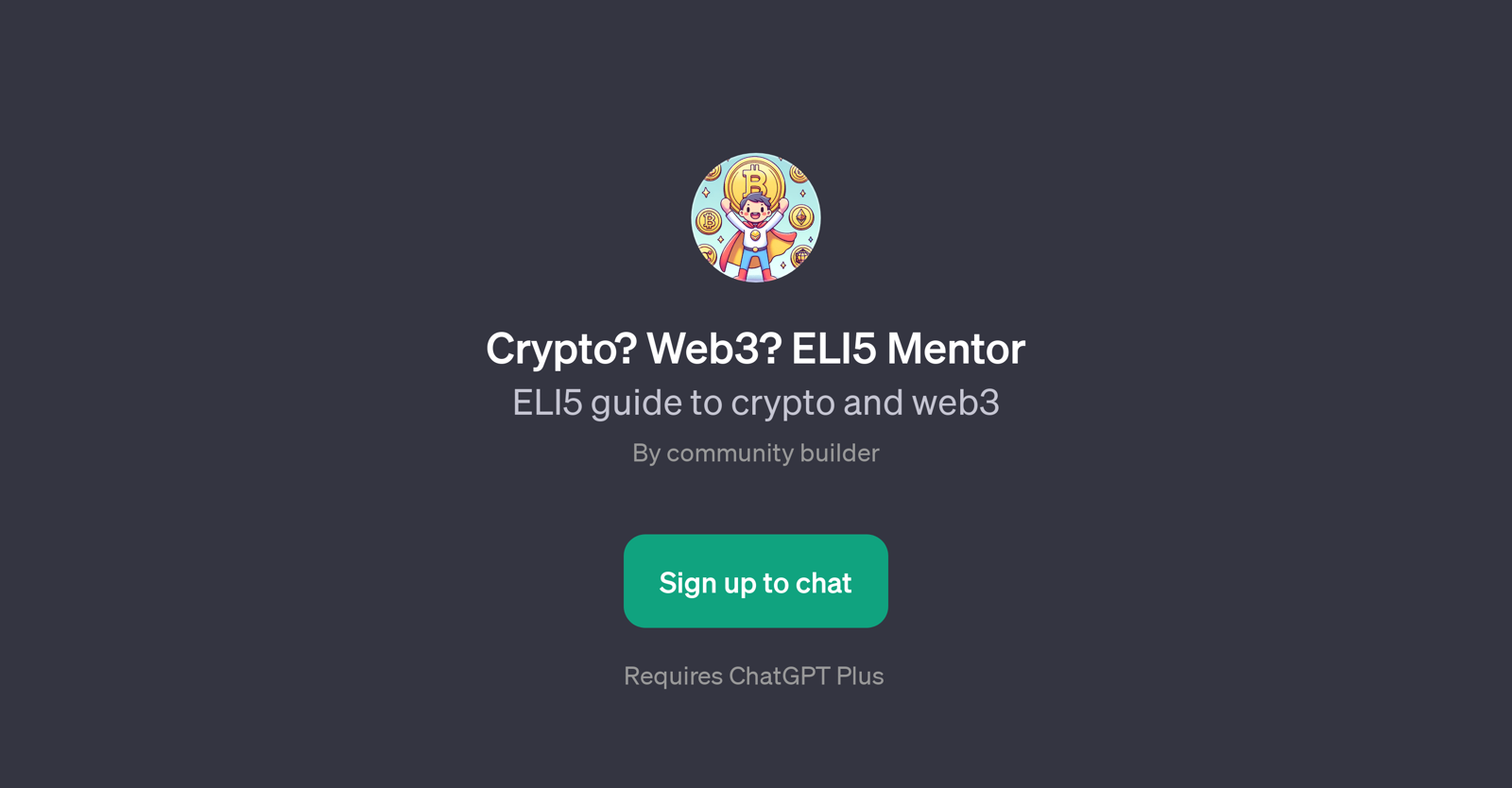 Crypto? Web3? ELI5 Mentor website