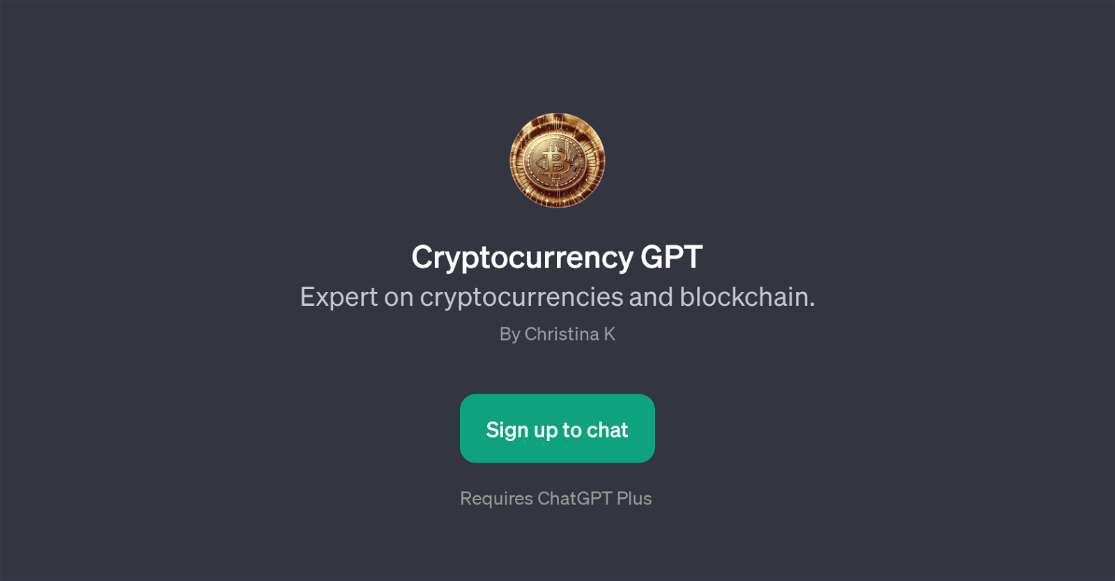 Cryptocurrency GPT website