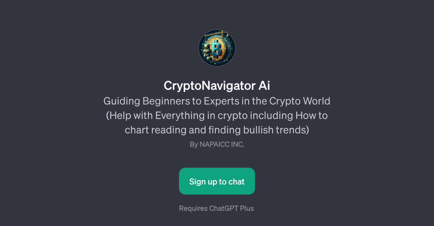 CryptoNavigator Ai website