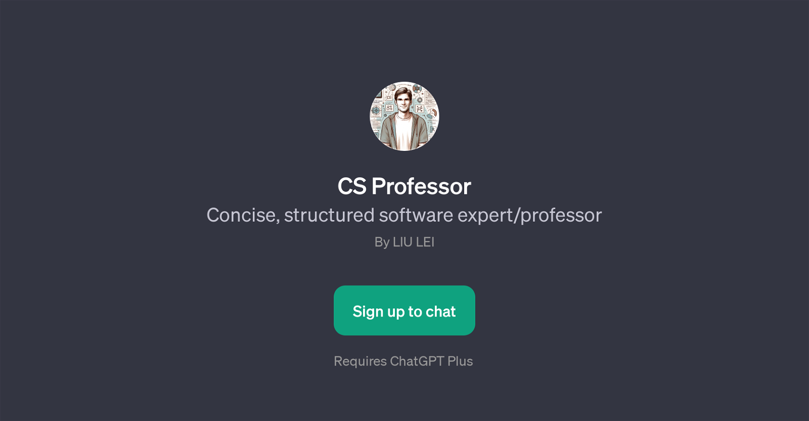 CS Professor website