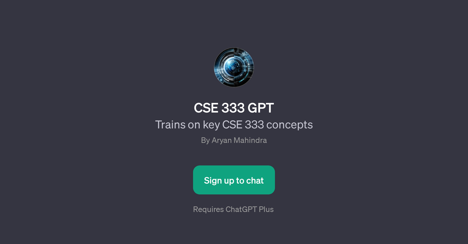 CSE 333 GPT website