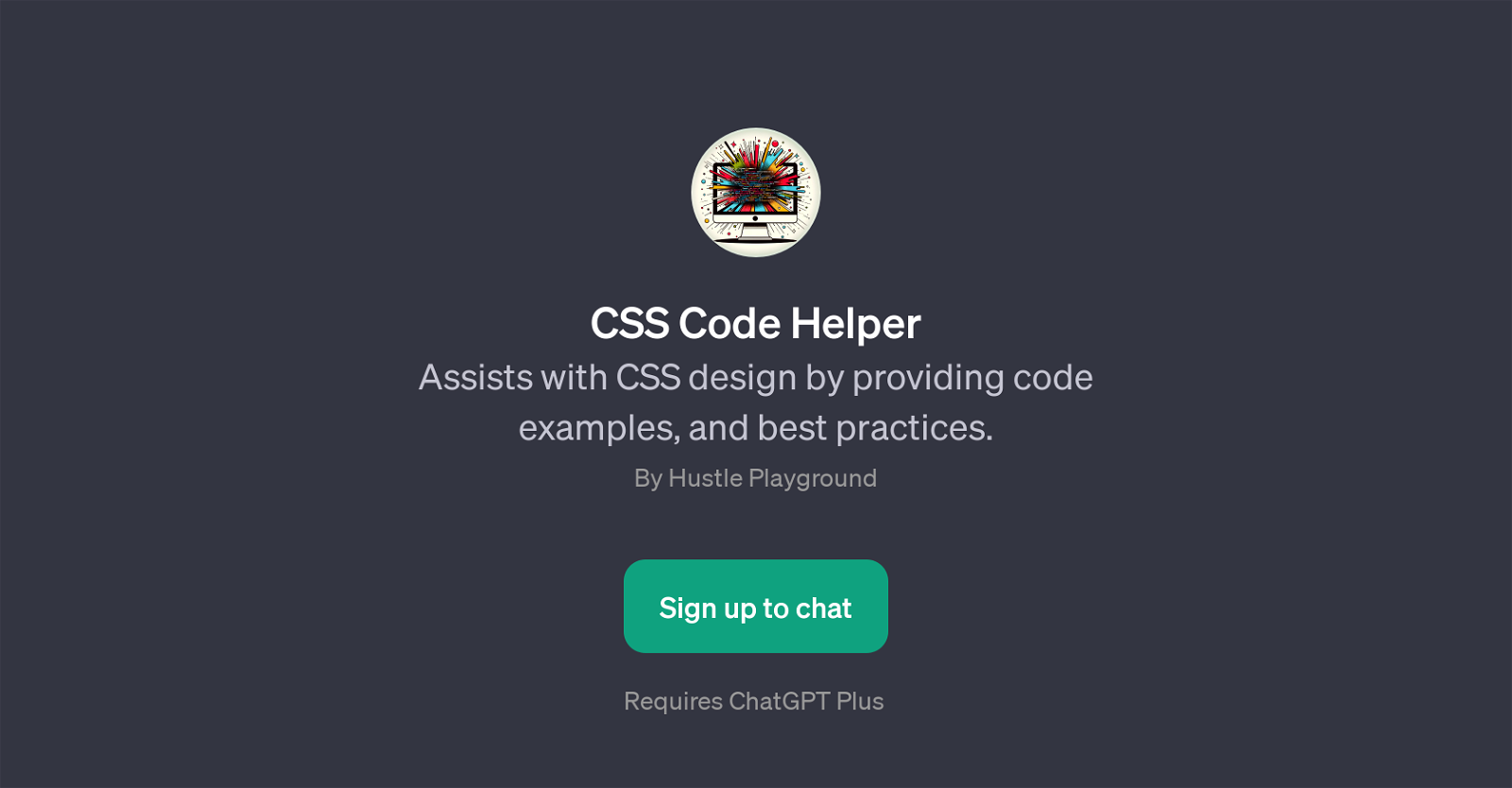 CSS Code Helper website