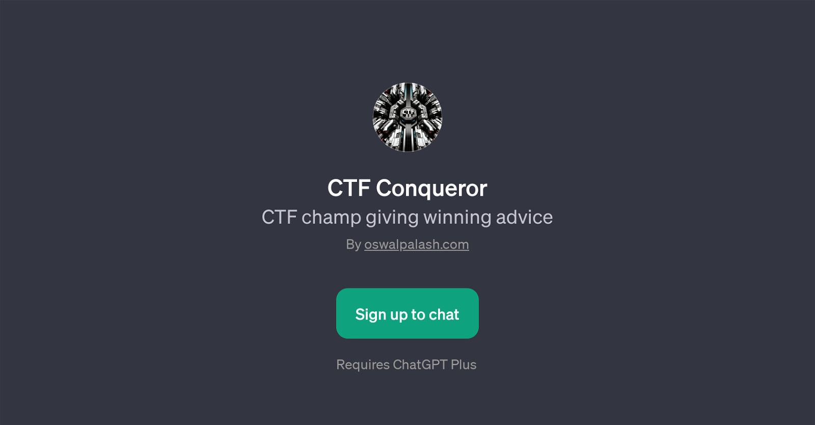 CTF Conqueror website
