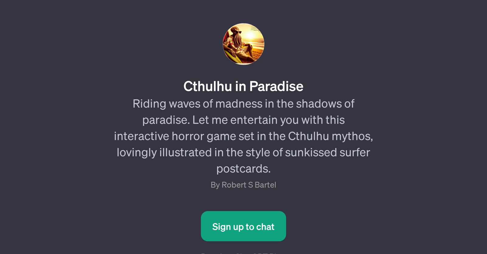 Cthulhu in Paradise website