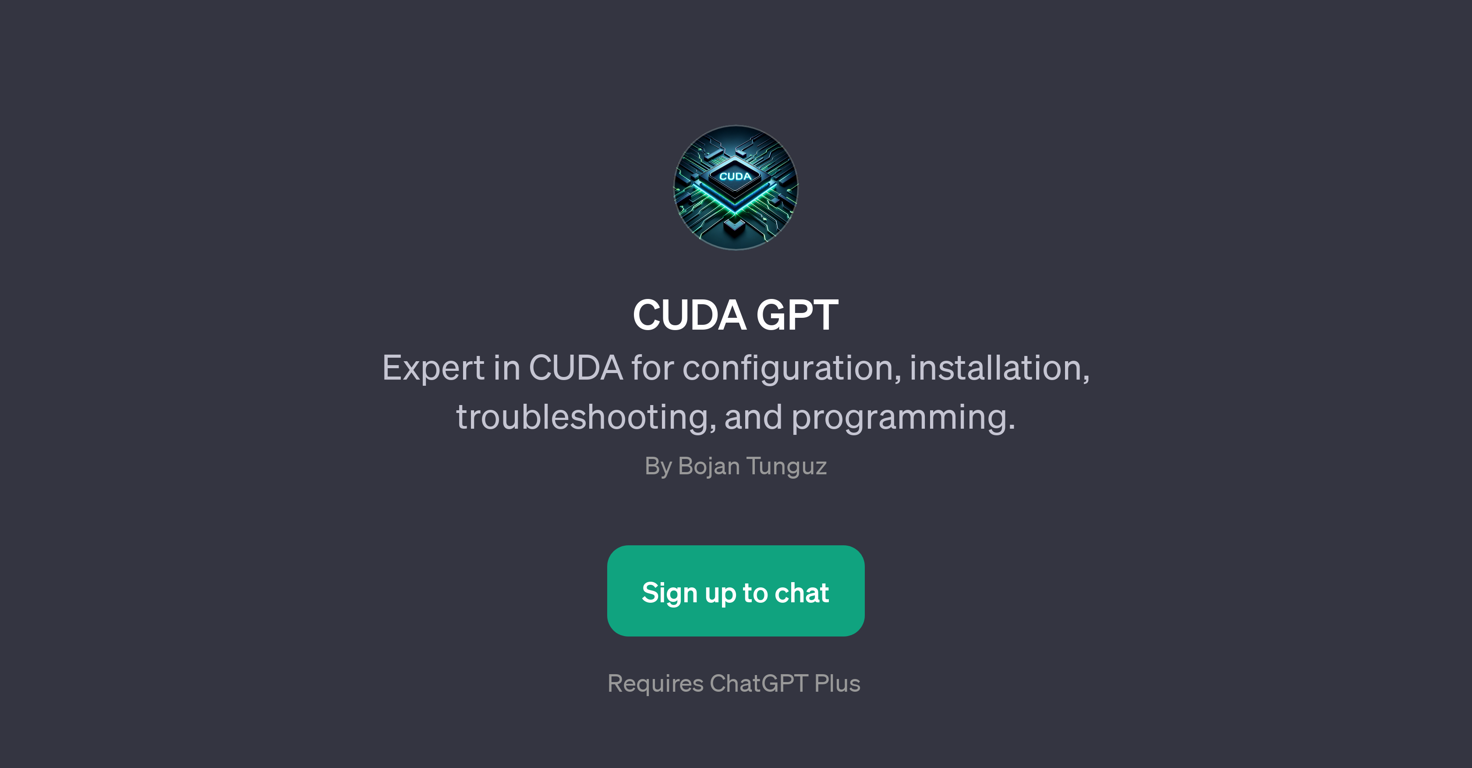 CUDA GPT website