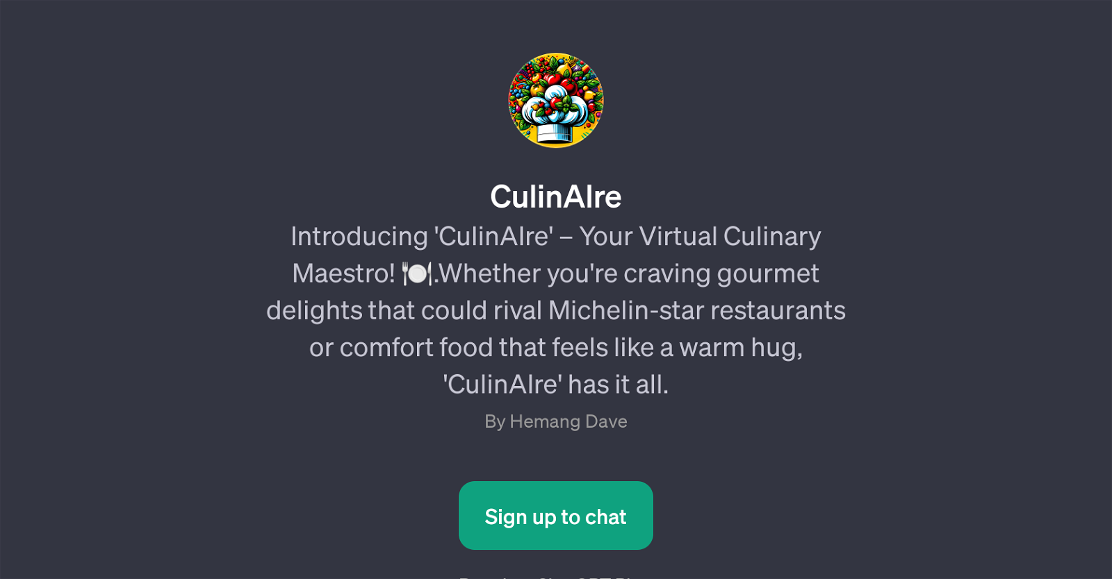 CulinAIre website
