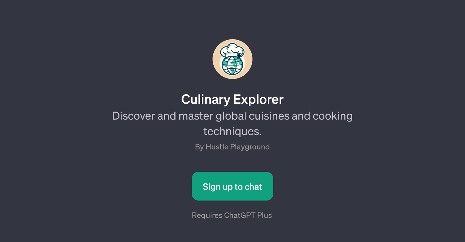 Culinary Explorer website