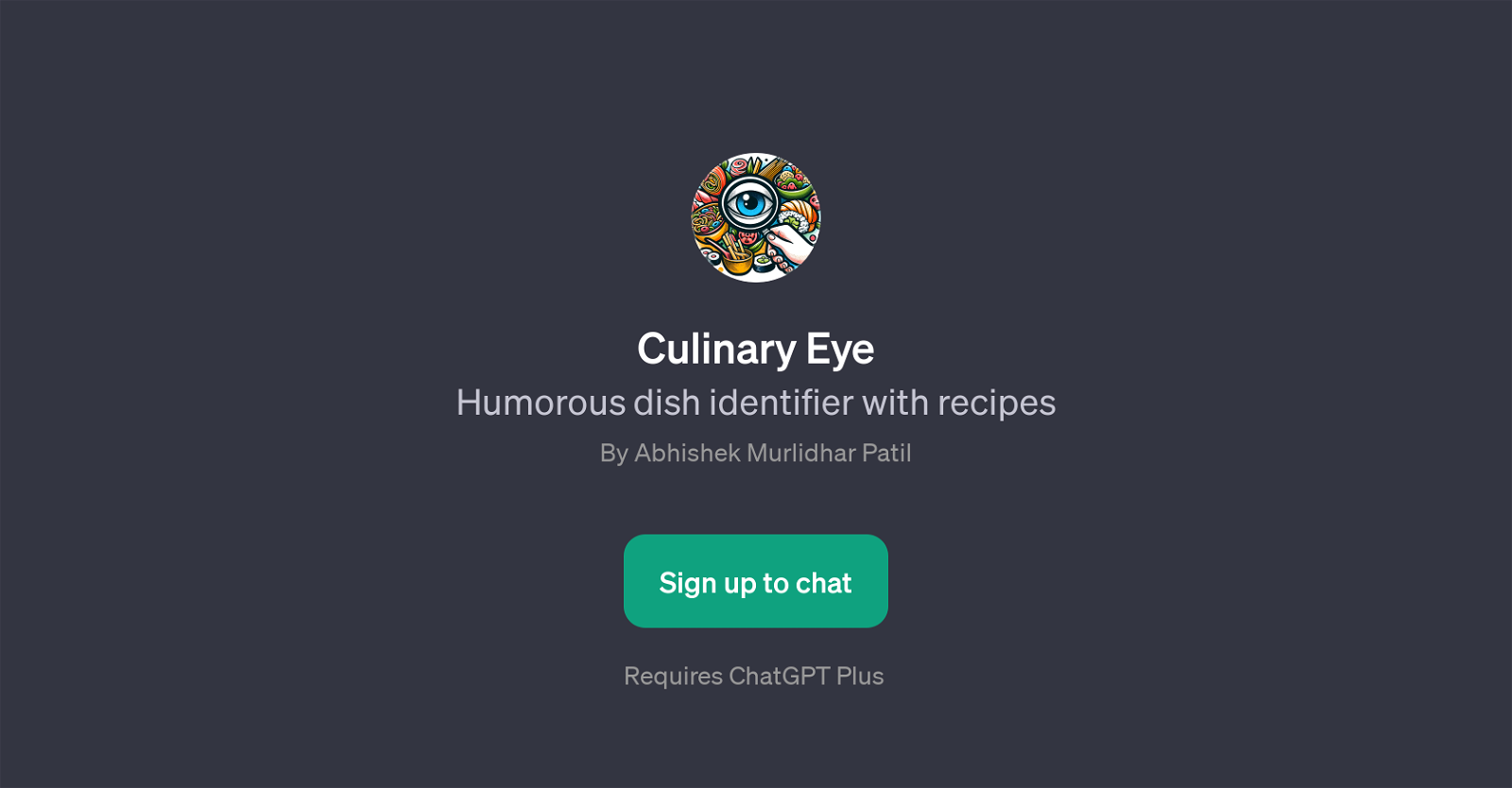 Culinary Eye website