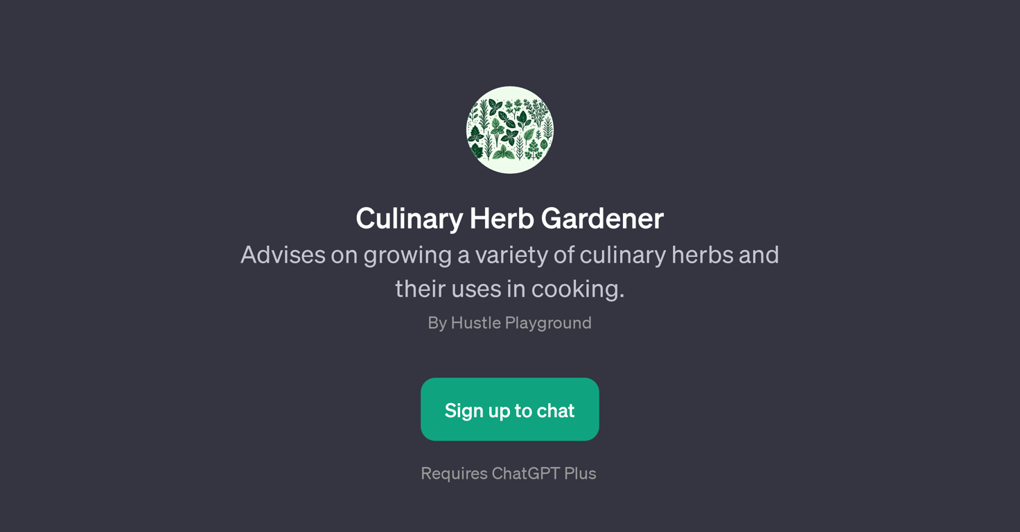 Culinary Herb Gardener website