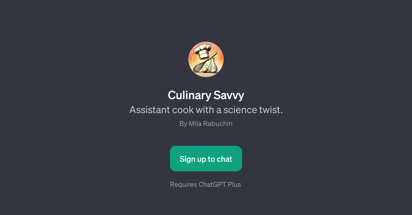 Culinary Savvy website