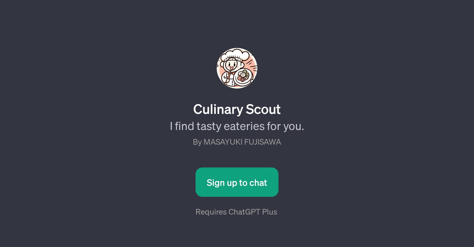 Culinary Scout website