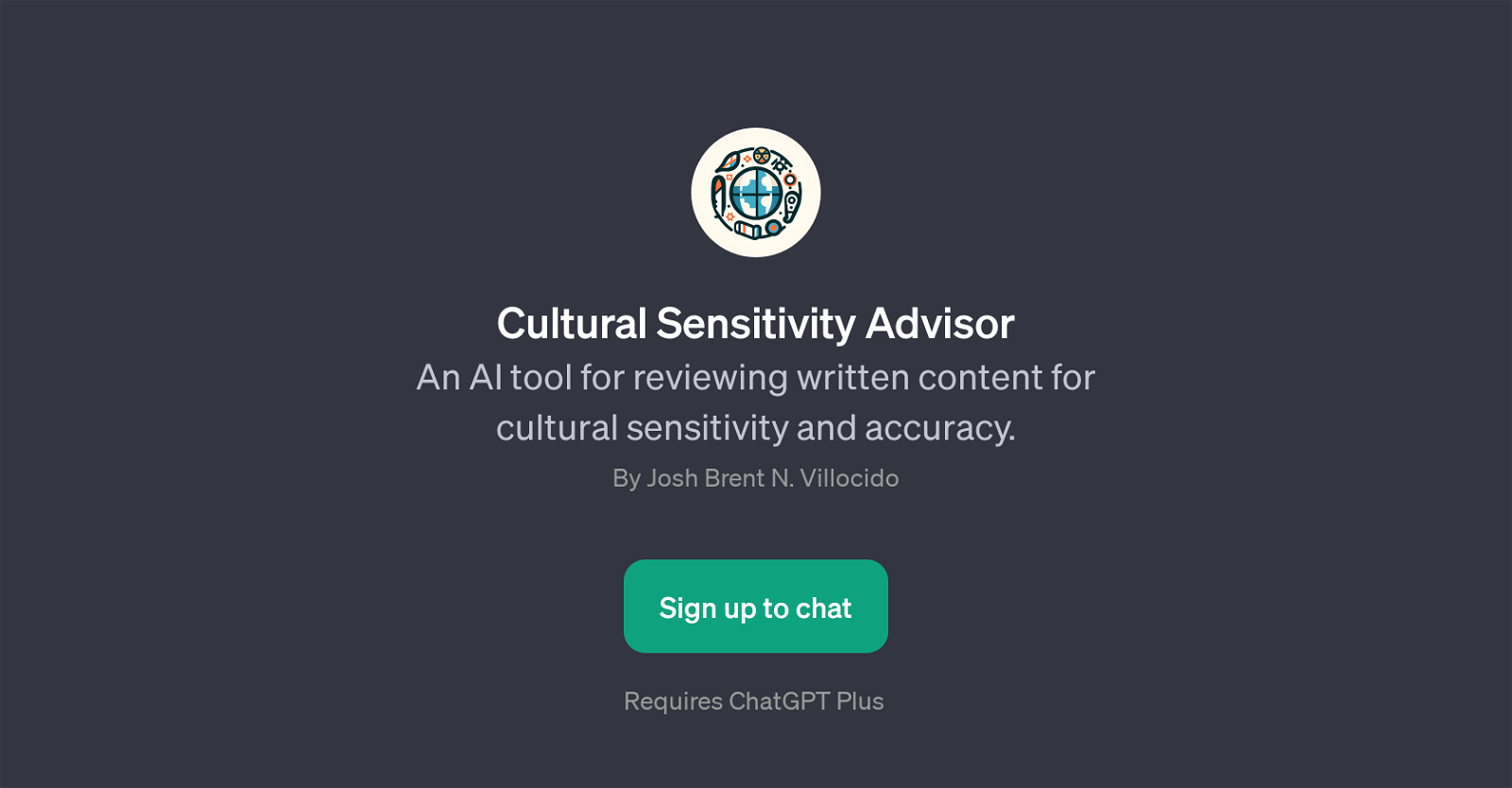 Cultural Sensitivity Advisor website