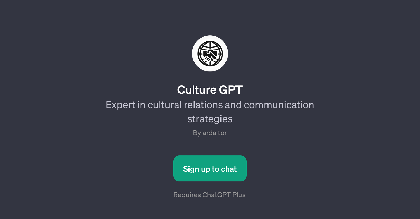 Culture GPT website