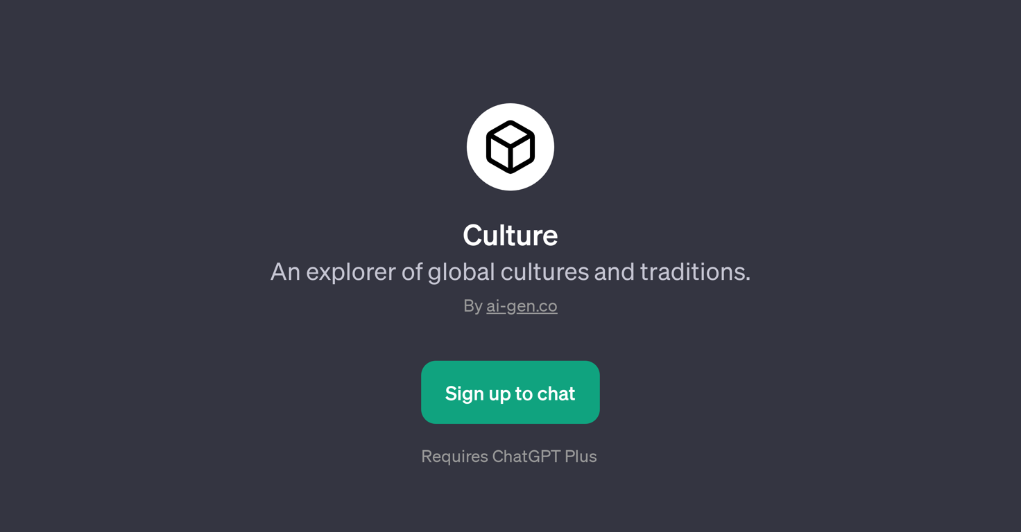 Culture website