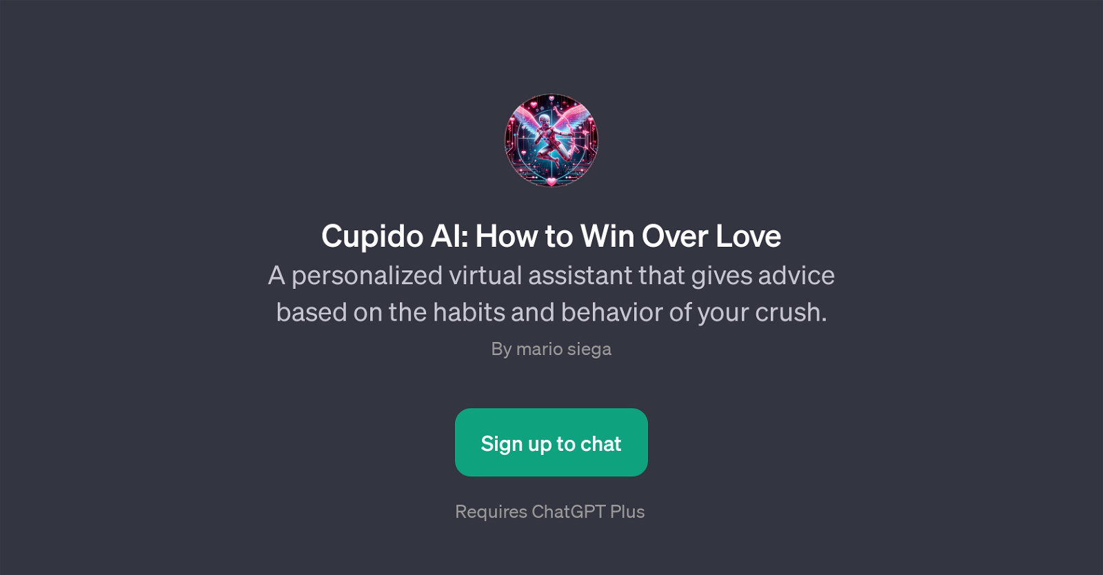 Cupido AI website