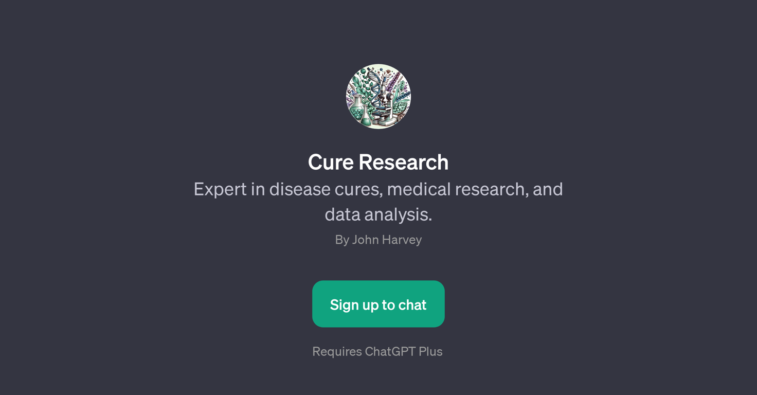 Cure Research website
