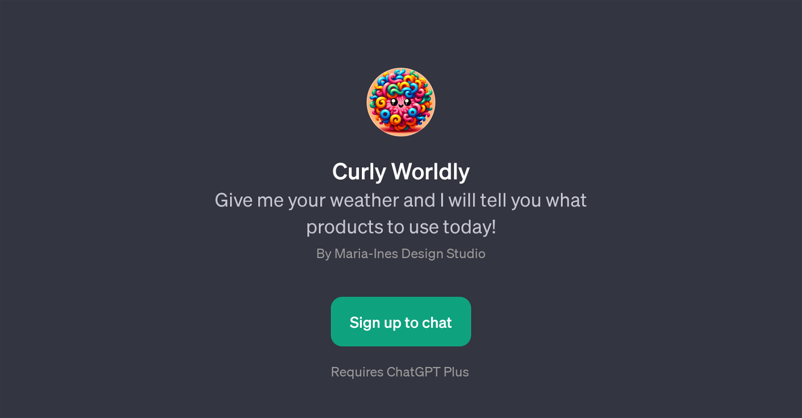 Curly Worldly website