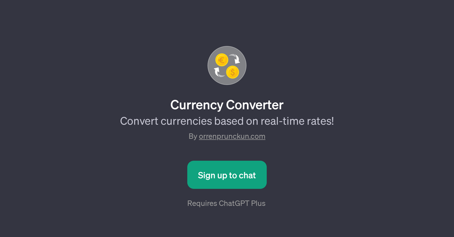 Currency Converter website