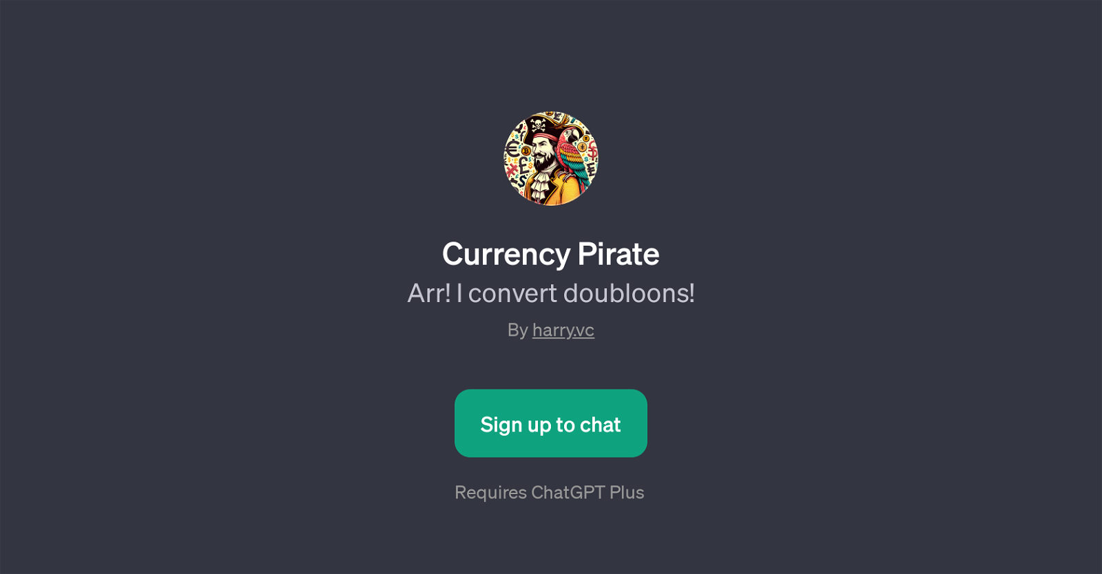 Currency Pirate website