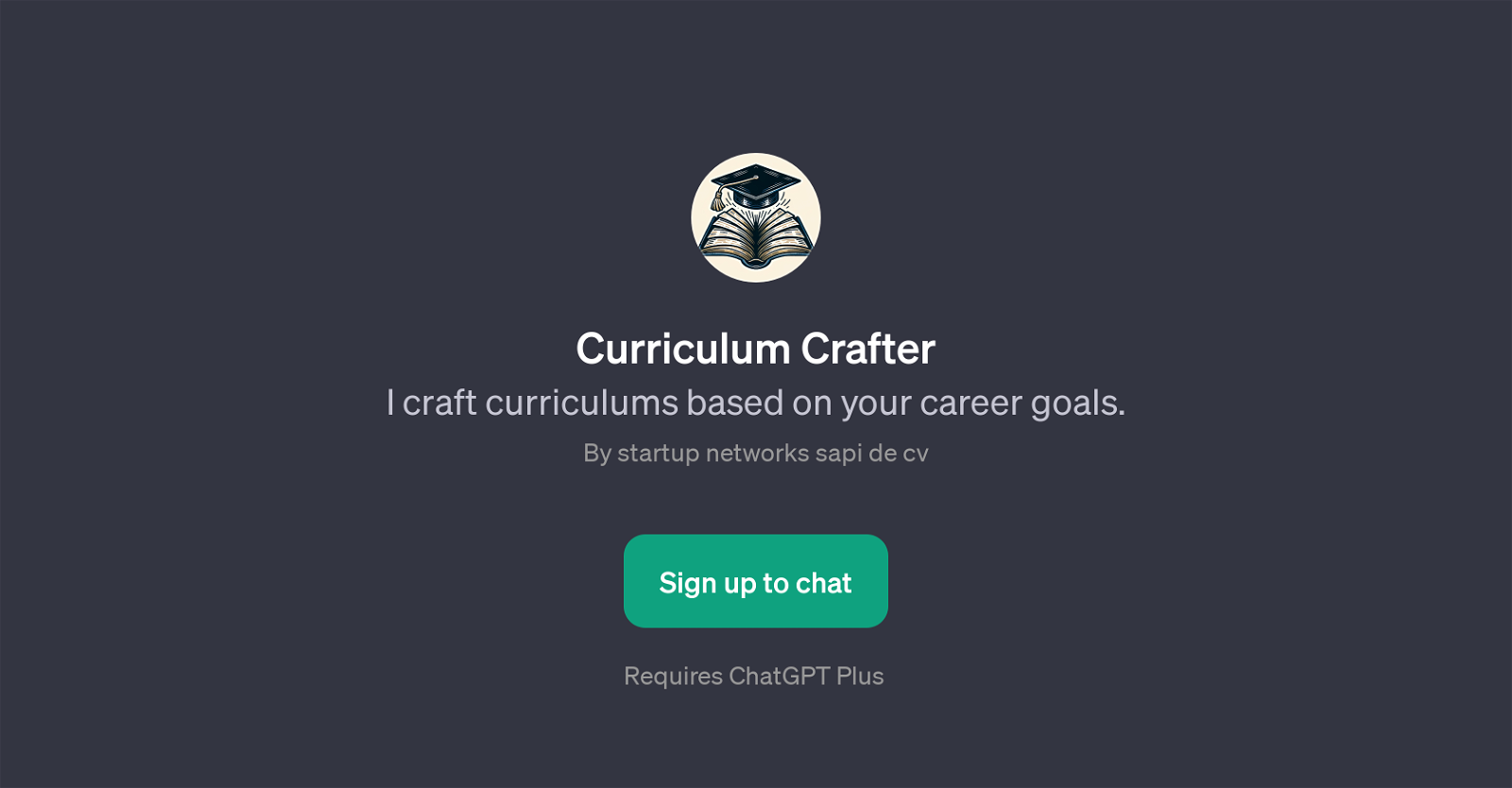 Curriculum Crafter website