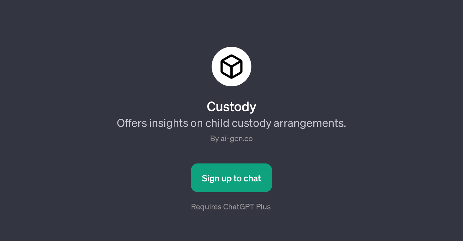 Custody website