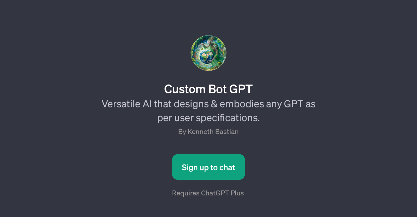 Custom Bot GPT website
