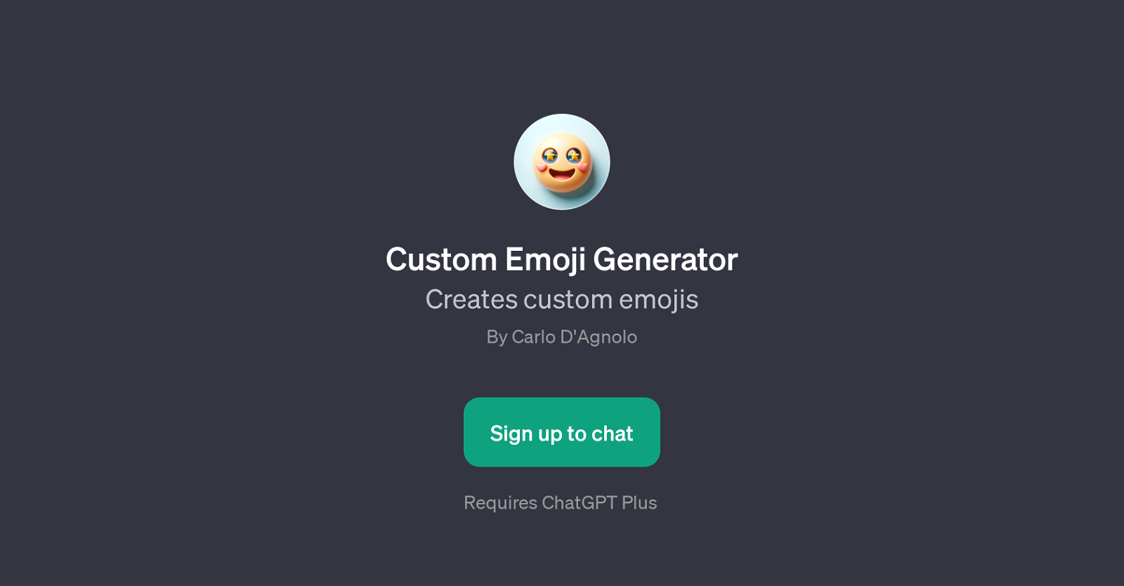 Custom Emoji Generator website