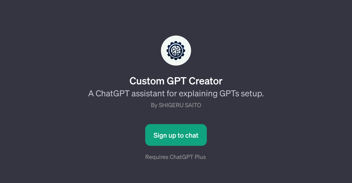 Custom GPT Creator website