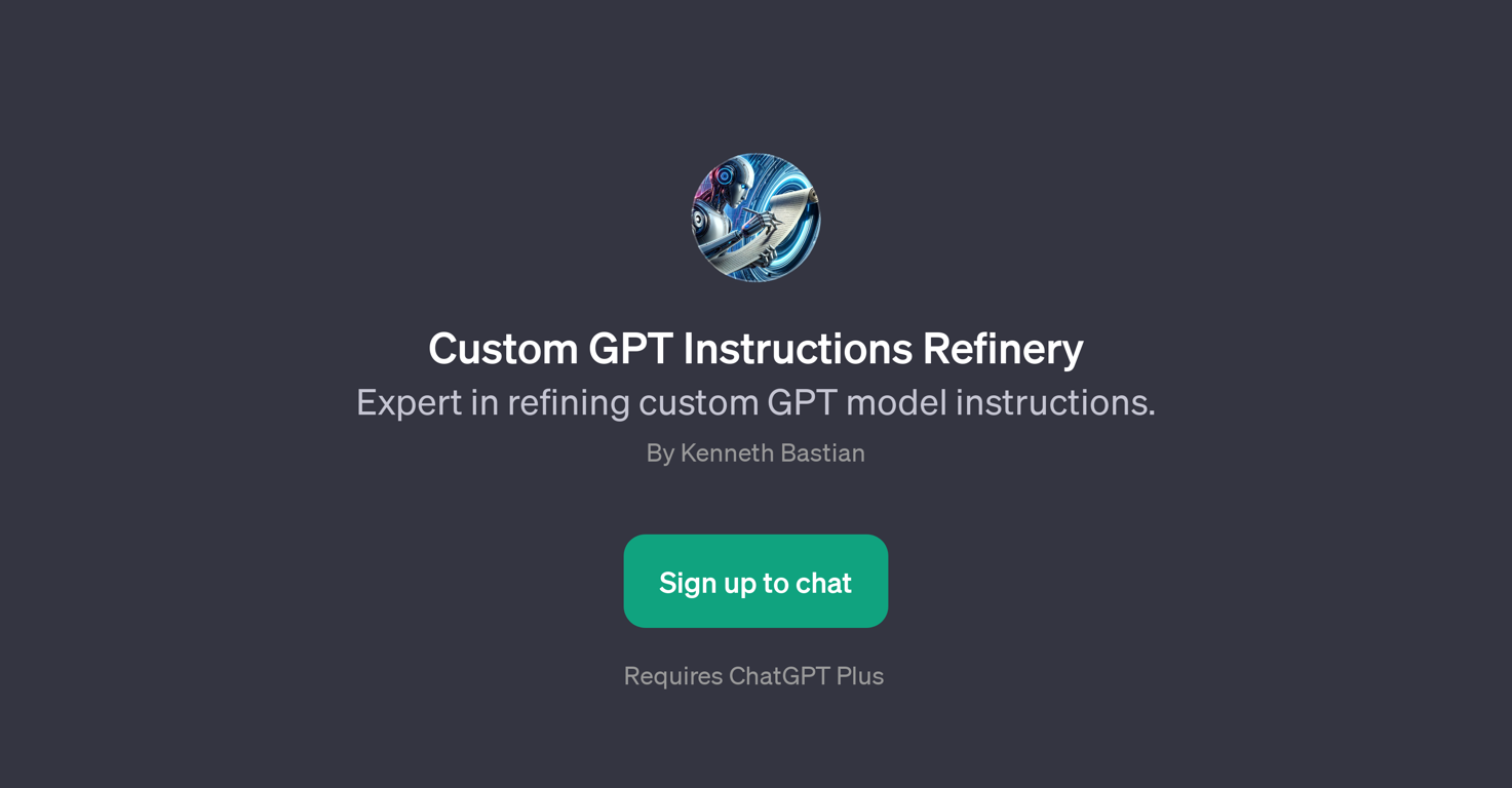Custom GPT Instructions Refinery website