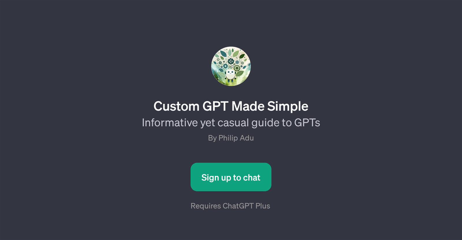 Custom GPT Made Simple website