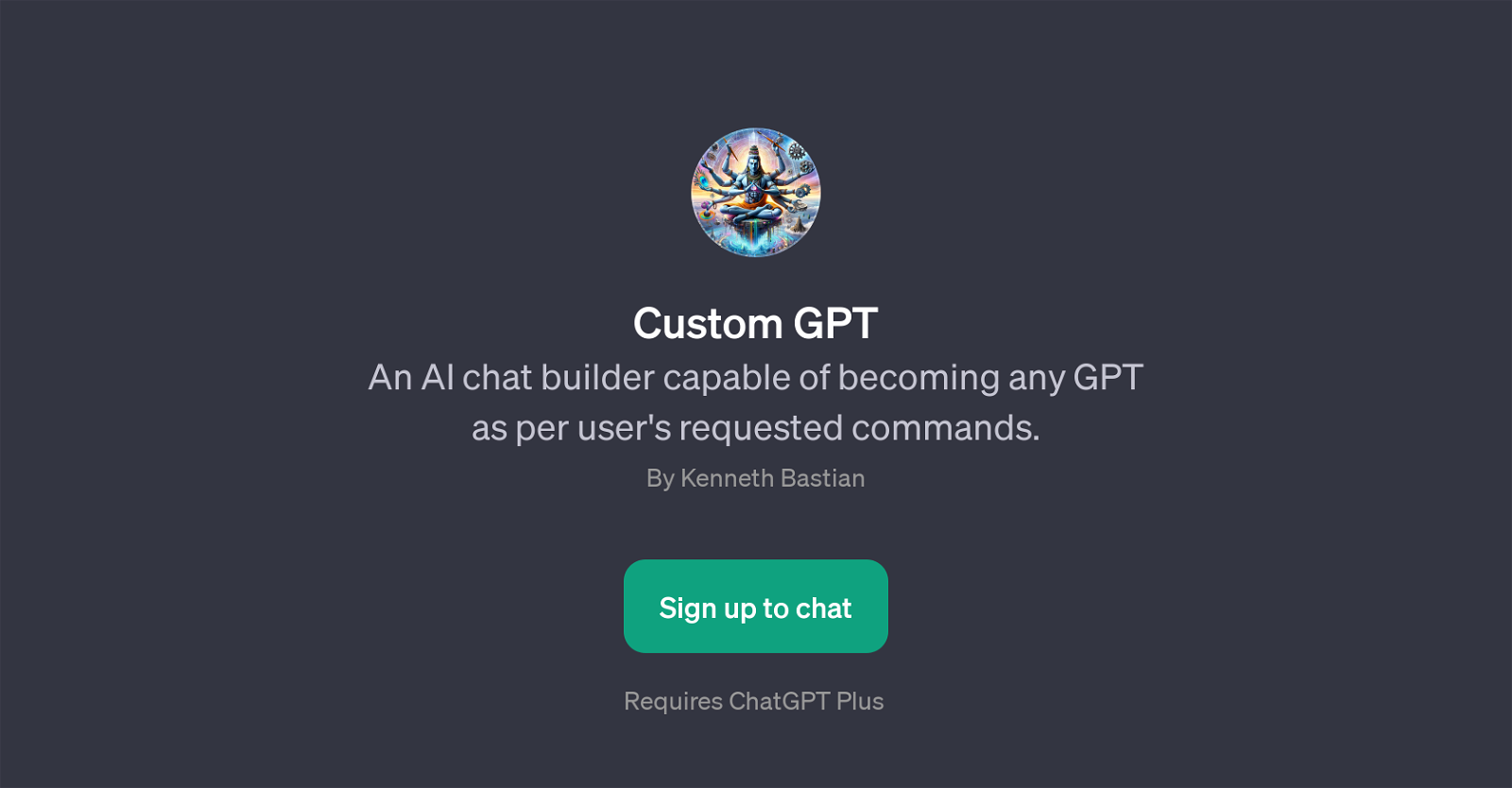 Custom GPT website