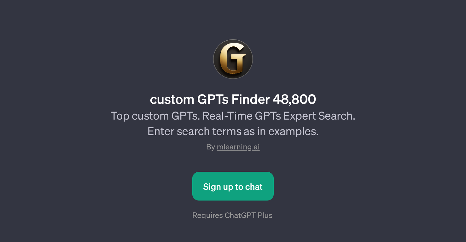 custom GPTs Finder 48,800 website