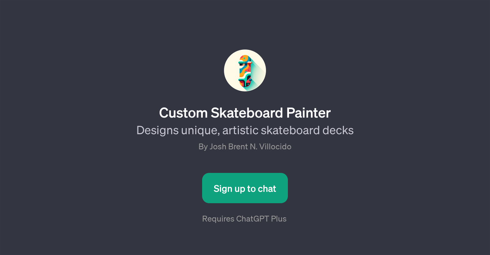 Custom Skateboard Painter website