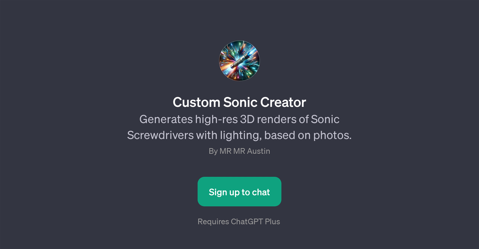 Custom Sonic Creator website